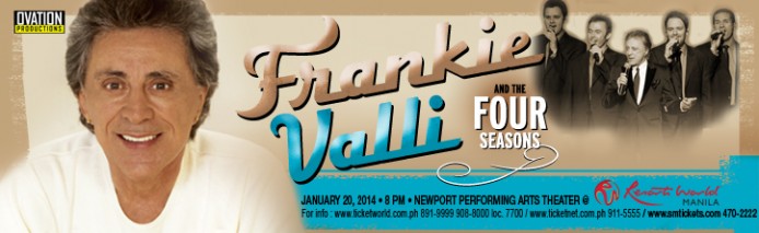 FRANKIE VALLI and the Four Seasons - Jan 20, 2014