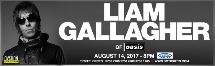 LIAM GALLAGHER of OASIS - Aug 14, 2017